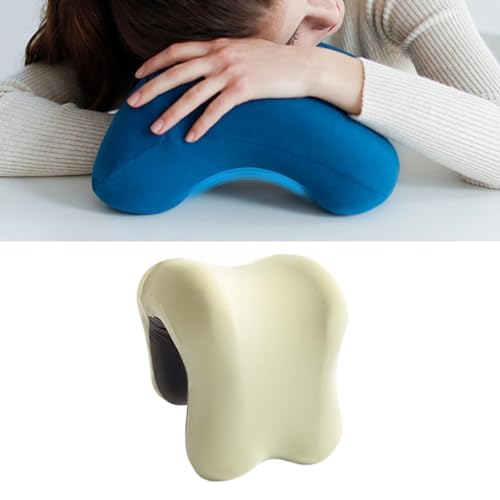 Oreiller cervical en mousse à mémoire de forme vert pour le bureau - 6