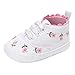 Babyschuhe Neugeborenen Lauflernschuhe Baby Mädchen Krippeschuhe Lederpuschen Floral Krippe Schuhe Krabbelschuhe Sternchen Schuhe Wanderschuhe Krabbelschuhe LMMVP (Weiß, 11CM (0~6 Month))