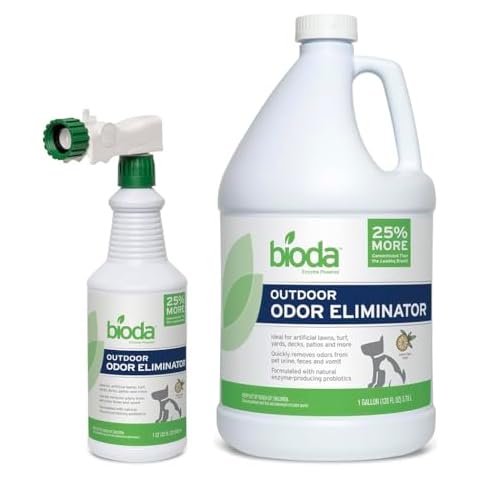 Bioda Probiotic Natural Outdoor Odor Eliminator 1 Gallon + 1 Spray Cover