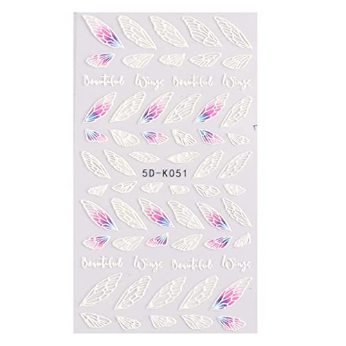 Flower Nail Art Sticker Decals 5D Hollow Exquisite Pattern Nail Art Supplies Self-Adhesive Luxurious Nails Art Decoration Lace Flower Leaf Carving Design