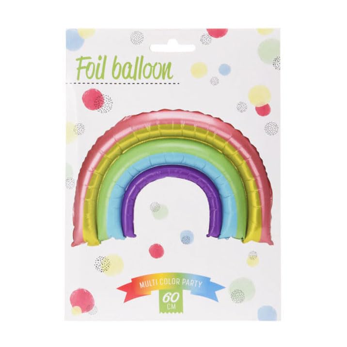Rainbow Foil Balloon, 60 cm