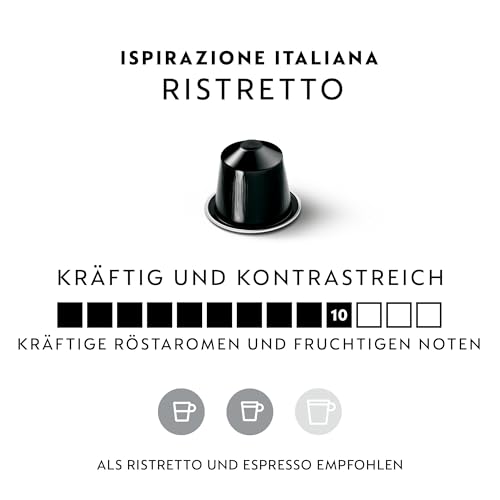 NESPRESSO ORIGINAL Ristretto, Dunkle Röstung, Kompatibel mit ORIGINAL Kapselmaschinen, Kapsel Set aus 100 Kaffeekapseln