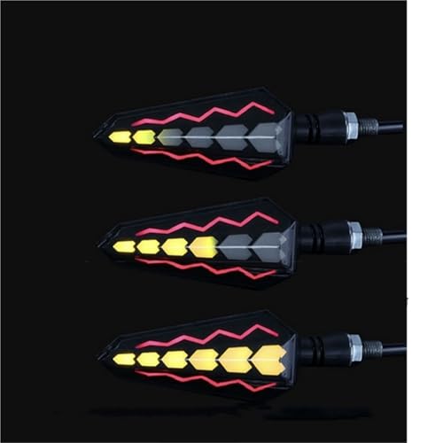 Intermitentes para motocicleta con luz intermitente 12V LED ABS 2