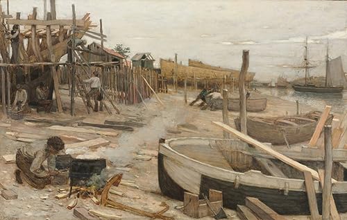 Toile murale abstraite Jean Charles Cazin peinture marine pour apaiser votre salon