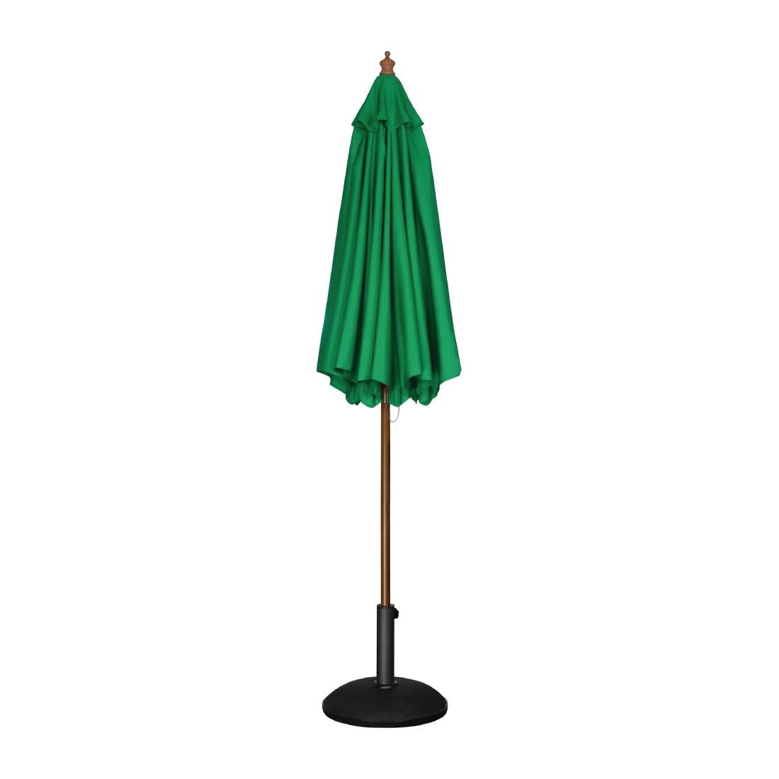 Bolero CB512 okrągły parasol, średnica 2,5 m, zielony