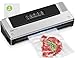 Bonsenkitchen Vacuum Sealer, Globefish Technology for High-Speed Continuous Working, Multi-Functional Vacuum Sealer Machine for Sous Vide Cooking and Food Stay, Includes 5 Vacuum Bags (Silver)