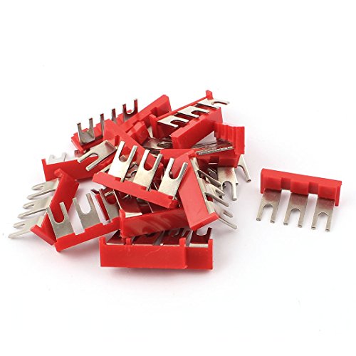 Terminal Stripe Rojo 20 piezas 3 posiciones 400V 10A miniatura 1