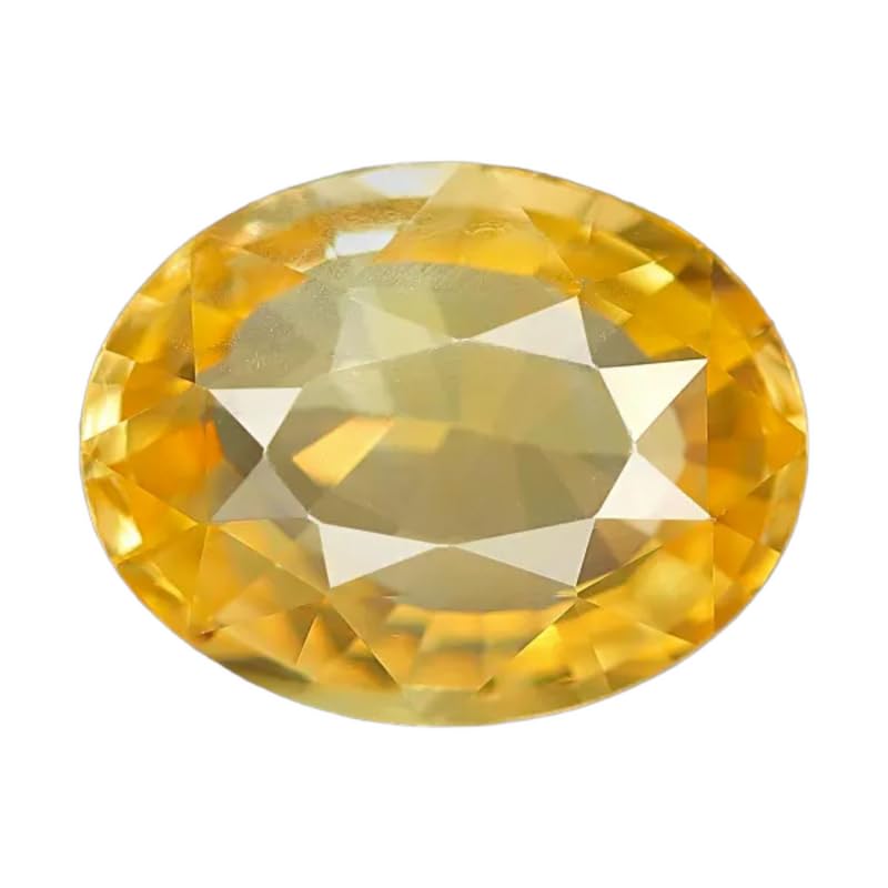 Saphir jaune non chauffé 9,25 carats évitez les pierres synthétiques ici