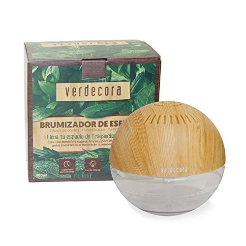 Verdecora | Brumizador de Esencias 400ml - Ambientador Eléctrico - Esencias para Perfumes - Difusor Perfume - Brumizador