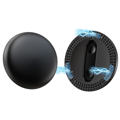 MiLi Strong Magnetic Bluetooth Tracker for iOS & Android - Works with Apple Find My & Google Find Hub, IP67 Waterproof Item Finder Magnetic Tracker for Car, Scooter, Bike, Tools, Luggage