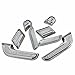 NIUHURU Car Interior Decoration Decal Accessories Bling Seat Adjustment Button Cover Compatible with Mercedes Benz GLE GLS 2020-2025 (8pcs/Set)