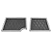 Xtreme Mats Dash Mats and Golf Cart Cubby Inserts for Club Car Precedent/Onward - Grey Trim - Surface Protection for Golf Car Dash Areas