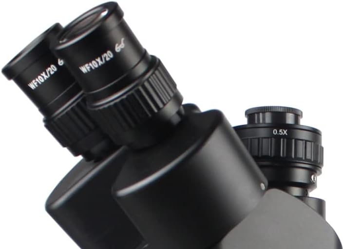 Miniatura 5 de Lab Microscope Equipment Stereo Microscope C Mount Adapters Lens 0.35X 0.5X CTV for Trinocular Stereo Microscope 25mm Interface Microscopio Camera