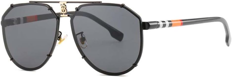 Punk Rimless Sunglasses For Men Steampunk Oval Frameless Sun Glasses for Male Metal Frame Stripe Legs Shade Eyewear