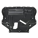 HECASA Engine Splash Shield Compatible with 2013-2019 Ford Escape 2015-2019 Lincoln MKC Replacement for FO1228125 EJ7Z6P013A Front Splash Under Cover Plastic Black