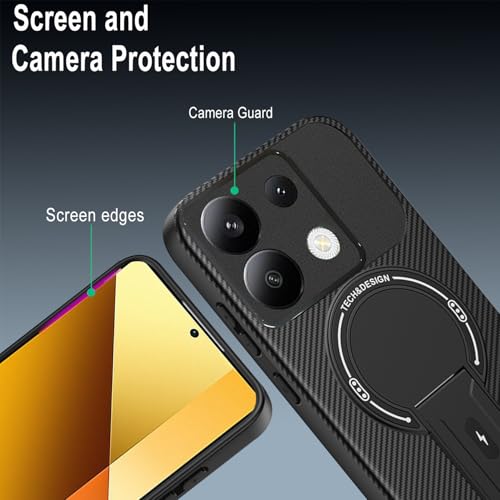 Coque Xiaomi Redmi Note 13 5G antichoc avec protège-écran et support rigide - 7