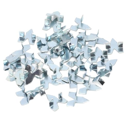 Generic Herramientas Para Enmarcar Cuadros, Puntos de Empuje de Acristalamiento Chapados en Zinc Fuerte, 250 Uds. Para Instalación de Vidrio de Ventana