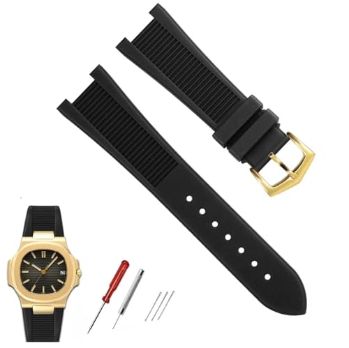 Bracelet sangle de montre imperméable en caoutchouc fluor 5711