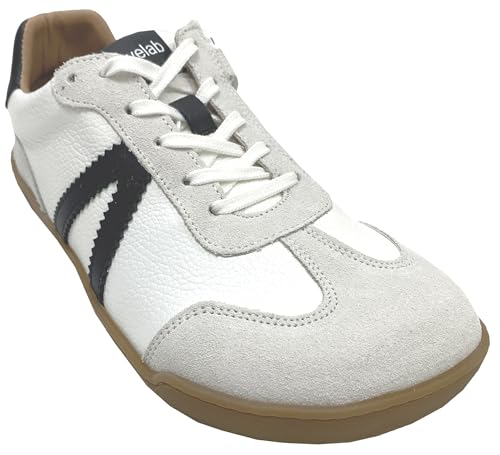 Baskets sportives pieds nus 43042 : fini les pieds serrés avec ce cuir élégant et souple