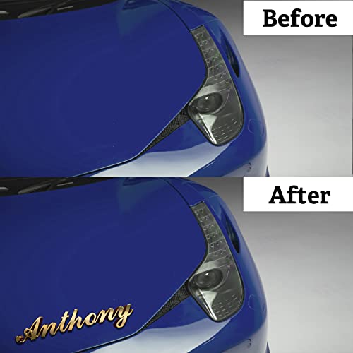Custom Car Emblem Gift for Cars Lovers, Personalized Vechicle Gifts Race Sign Truck Letter 3D Customized Badges for Boats Motorbike Side Rear Front Hood Trunk Door (Custom Name)