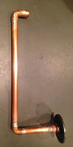 Under Cabinet Mount Industrial 1/2" Copper Pipe Paper Towel Holder #TOP3