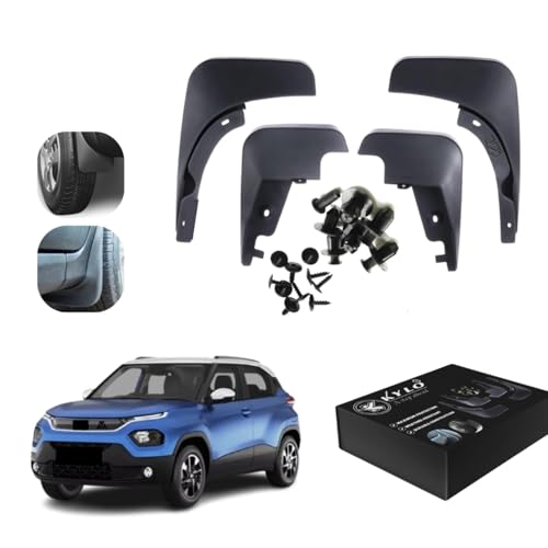 Image of KyloXtreme All-Terrain Mud Flap Set - Durable Splash Guards for Cars and Trucks, Offering Maximum Protection from Mud, Gravel, and Water for Cleaner and Safer Rides Suitable for (Punch)