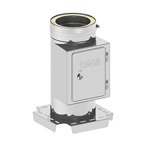Edelstahlschornstein Ø 150mm für Kaminöfen Bausatz 5,2m