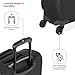 SwissGear Opulence Softside Expandable Luggage Black – 3-Piece Suitcase Set with Spinner Wheels (21/25/29) – Ideal for 2-3 Week Trips
