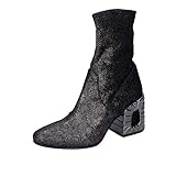 elena iachi combat boots  ELENA IACHI stiefeletten Damen textil schwarz 35 EU