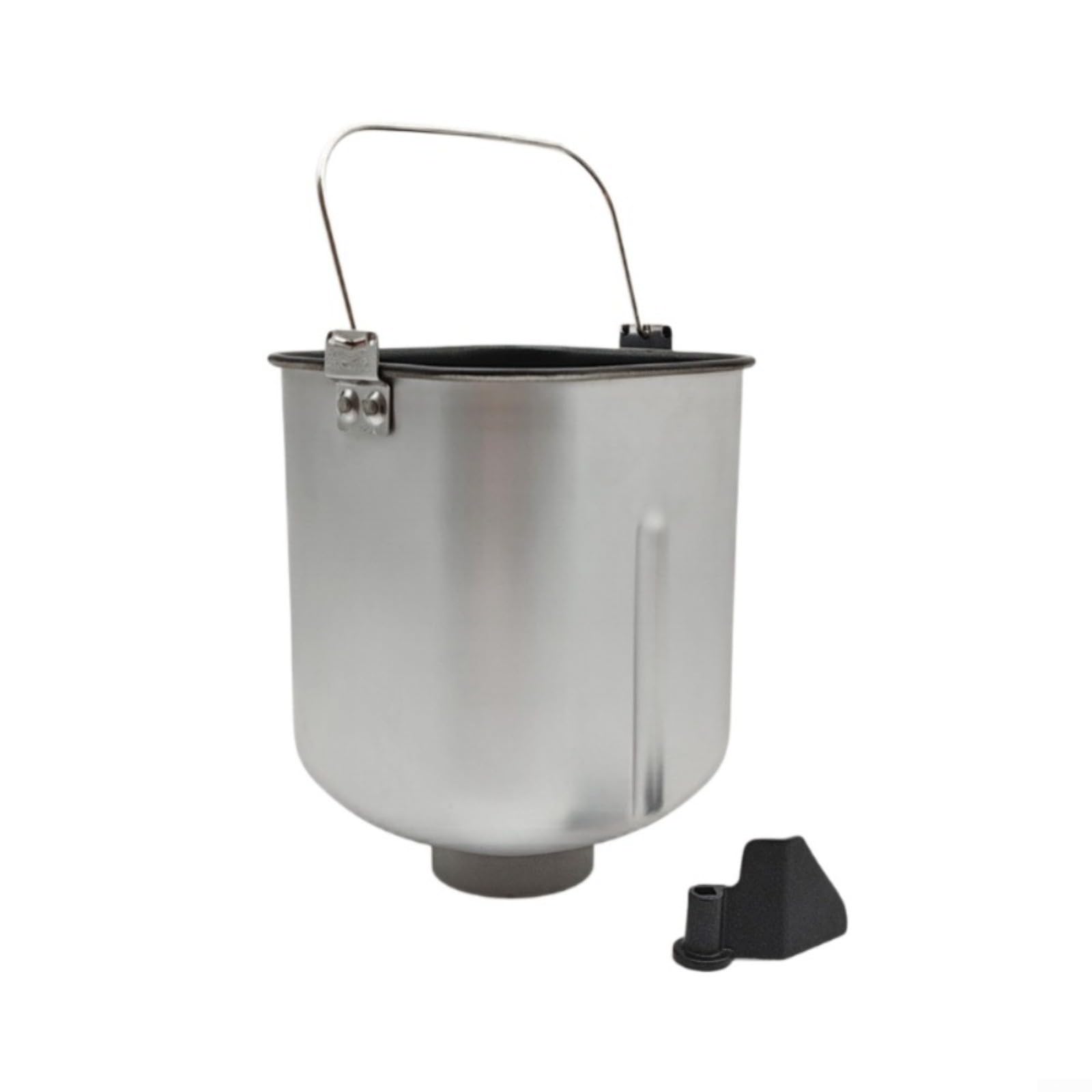 Molde de aleación de aluminio para máquina de pan, sin cubo, con pala de amasado, pieza de repuesto compatible con varios modelos, color negro