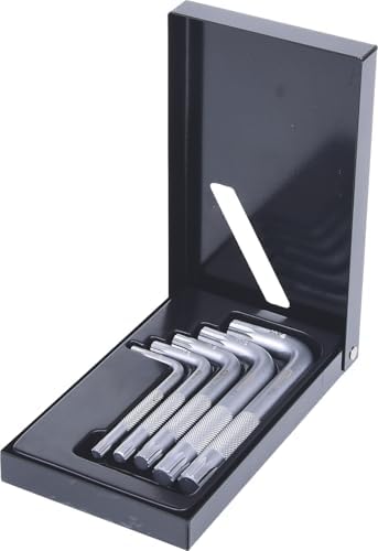 KS Tools 151.4100 XZN-Winkelstiftschlüssel-Satz, kurz, 5-tlg.