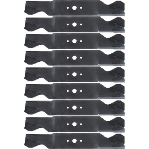 Cuchilla de repuesto para cortacésped XHT, tamaño mediano, 9 unidades, compatible con Mtd/Cub Cadet/White 759-3816 | 19.375 x 3 pulgadas / 0.75