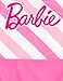 Barbie Little Girls One Piece Bathing Suit Pink/White 4