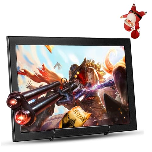 Eyoyo 2K Small Monitor 12 Inch QHD 2160x1440, Thin IPS HDMI Screen CCTV Security Monitors VGA Portable Monitor for Laptop PC Computer PS4 PS5 Switch 4B/3B+/3B Windows 7/8/10