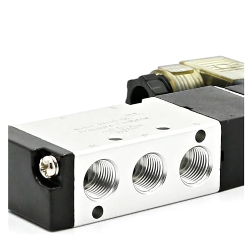 Électrovanne 4V110-06 contre fuites d'air avec station de confluence 5 voies 2 positions