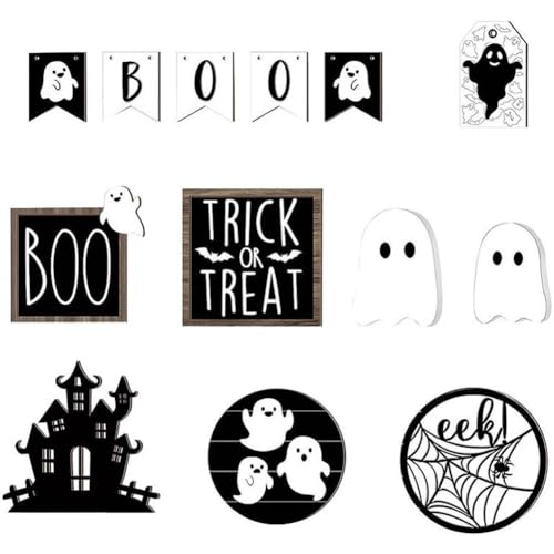 Décoration de table en bois Halloween pour une ambiance chaleureuse - 2