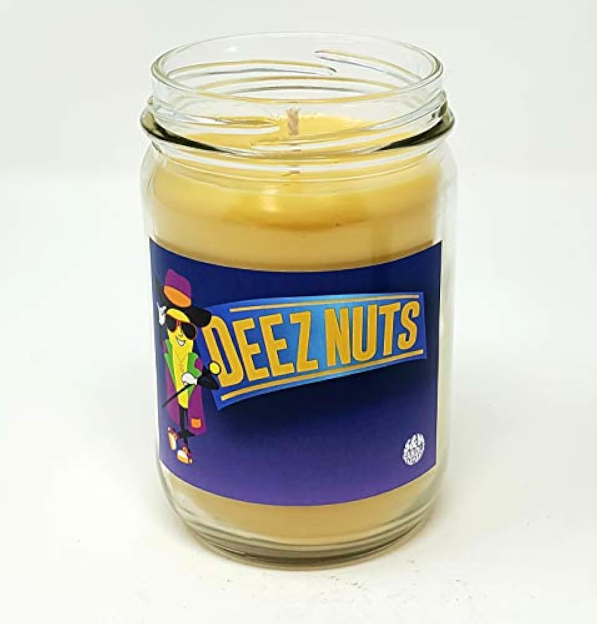 Deez Nuts Almond Bliss Scented Soy Claw Hammer Candle