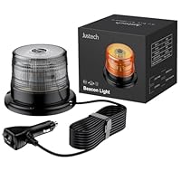 AUTOUTLET Gyrophare à 36 LED, 12/24 V, bleu, gyrophare d'avertissement