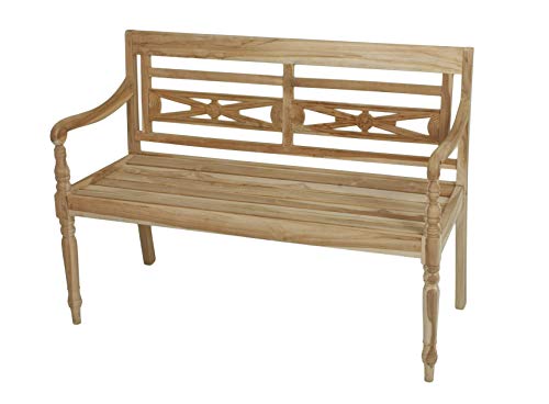 Teak Friesenbank Parkbank Gartenbank Holz Landhaus Bank Holzbank Garten Sitzbank