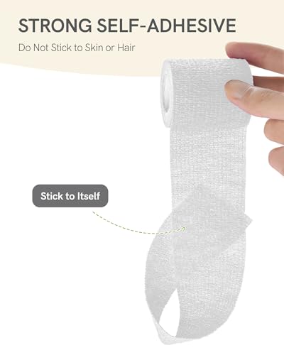 Image of FriCARE Self Adhesive Bandage Wrap, Medical Tape in First Aid Kit