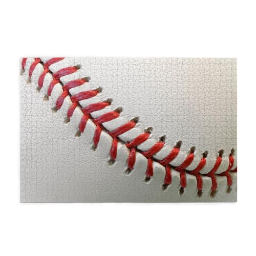 Chioee ジグソーパズル おしゃれ 野球 ボール柄 1000ピース スーパースモールピース (50×75cm) パズル装飾画 じぐそーパズル 壁掛け壁画 ウォールアート インテリア 部屋の飾 大人 子供向けパズル プレゼント