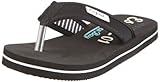  ESPRIT Stripe Slip Slop P12793, Mädchen, Sandalen/Zehentrenner, Schwarz (black 001), EU 34