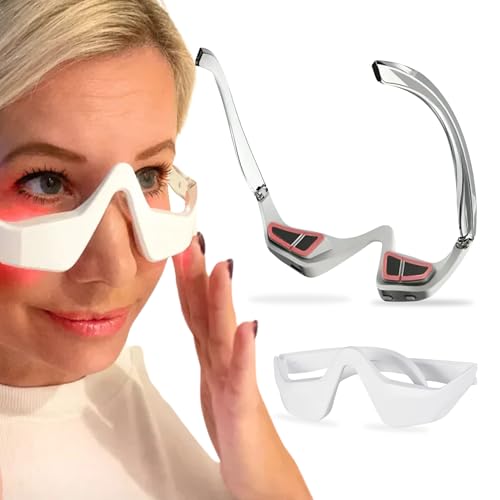 Renewa Skin EyeLift Under-Eye Skincare Tool with Red LED & Microcurrent Support | Compact Facial Device for a Refreshed Look