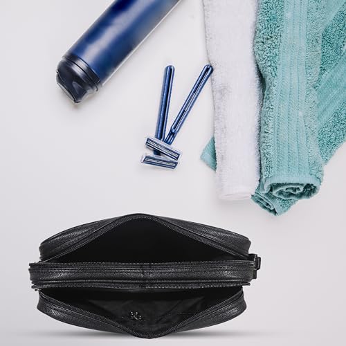 Image of kbi Mens Cash Bag Pouch Money Carrying Handling Luggage Multipurpose Travel Pouch vegan Leathe