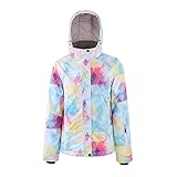 Resistente al agua: 4000k BXGZXYQ 2019 Chaqueta de esquí Capa de Las Mujeres de Invierno al Aire Libre a Prueba de Viento Snow Board Caliente Impermeable Acolchado de Chapa Doble del Sobretodo Impermeables Pantalones Niños