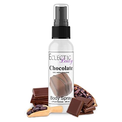 Chocolate Body Spray, 2 ounces, Body Mist for Women with Clean, Light & Gentle Fragrance, Long Lasting Perfume with Comforting Scent for Men & Women, Cologne with Soft, Subtle Aroma For Daily Use Cover