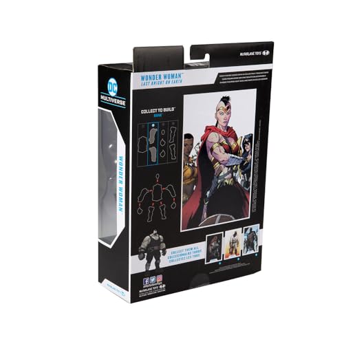 DC McFarlane Boneco Wonder Woman, Multicor