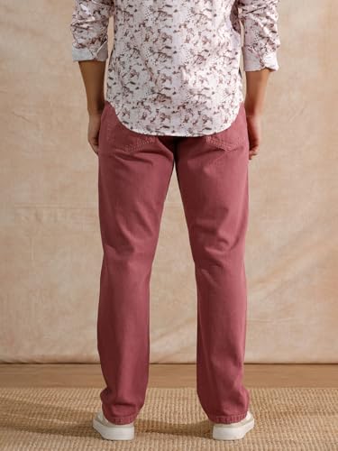 Image of WROGN Men's Cotton Jeans | Clean Finish | Relaxed Fit