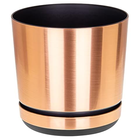 KORAD Modern Decorative Flower Pot with Saucer Cover