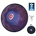 GLADFRESIT Master Series handpan,Purple, 440Hz, 20 inches, 9 notes, D minor Kurd, with backpack, stand, course, cleaning cloth, tuning blow, and woven rope. (Master Series Purple)